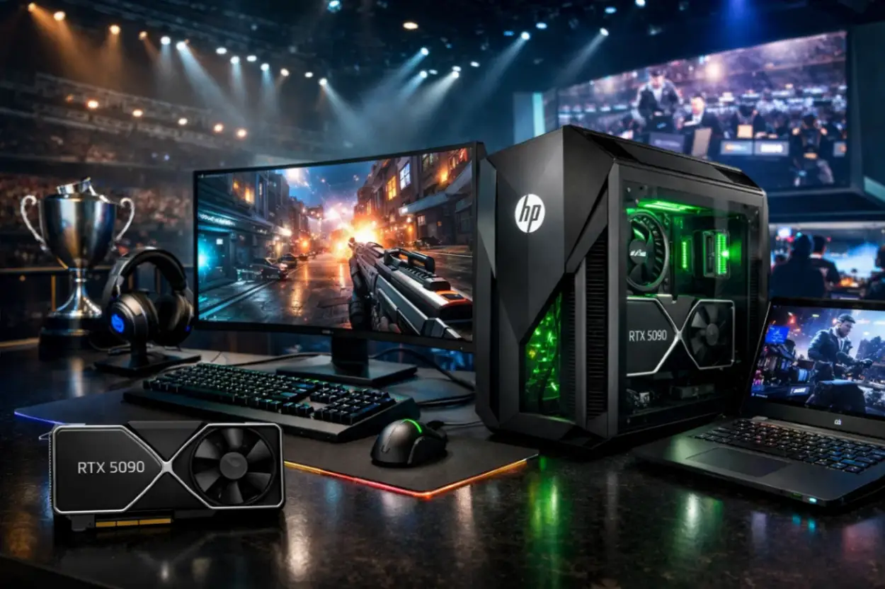 RTX 5090 и киберспорт: новые возможности от HP RTX 5090 и киберспорт: новые возможности от HP